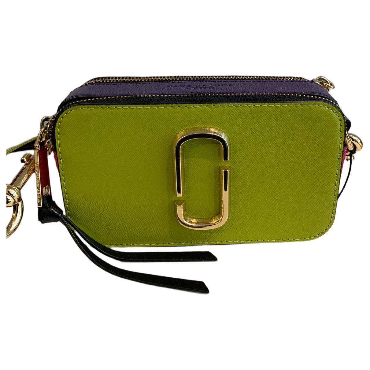 Snapshot leather crossbody bag