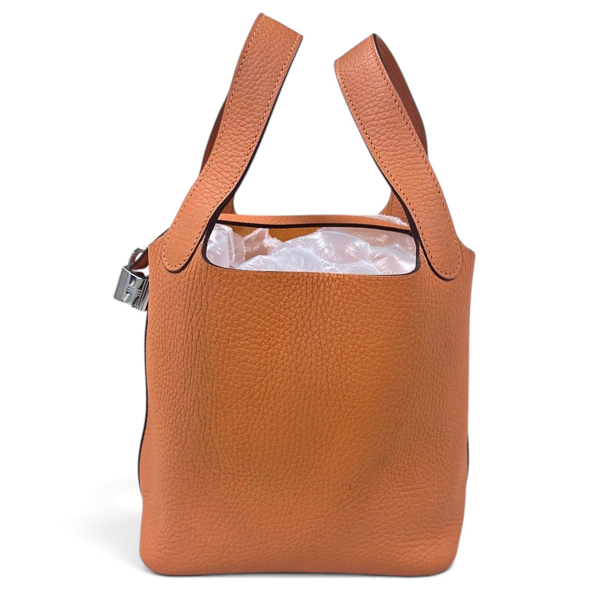 Picotin leather handbag