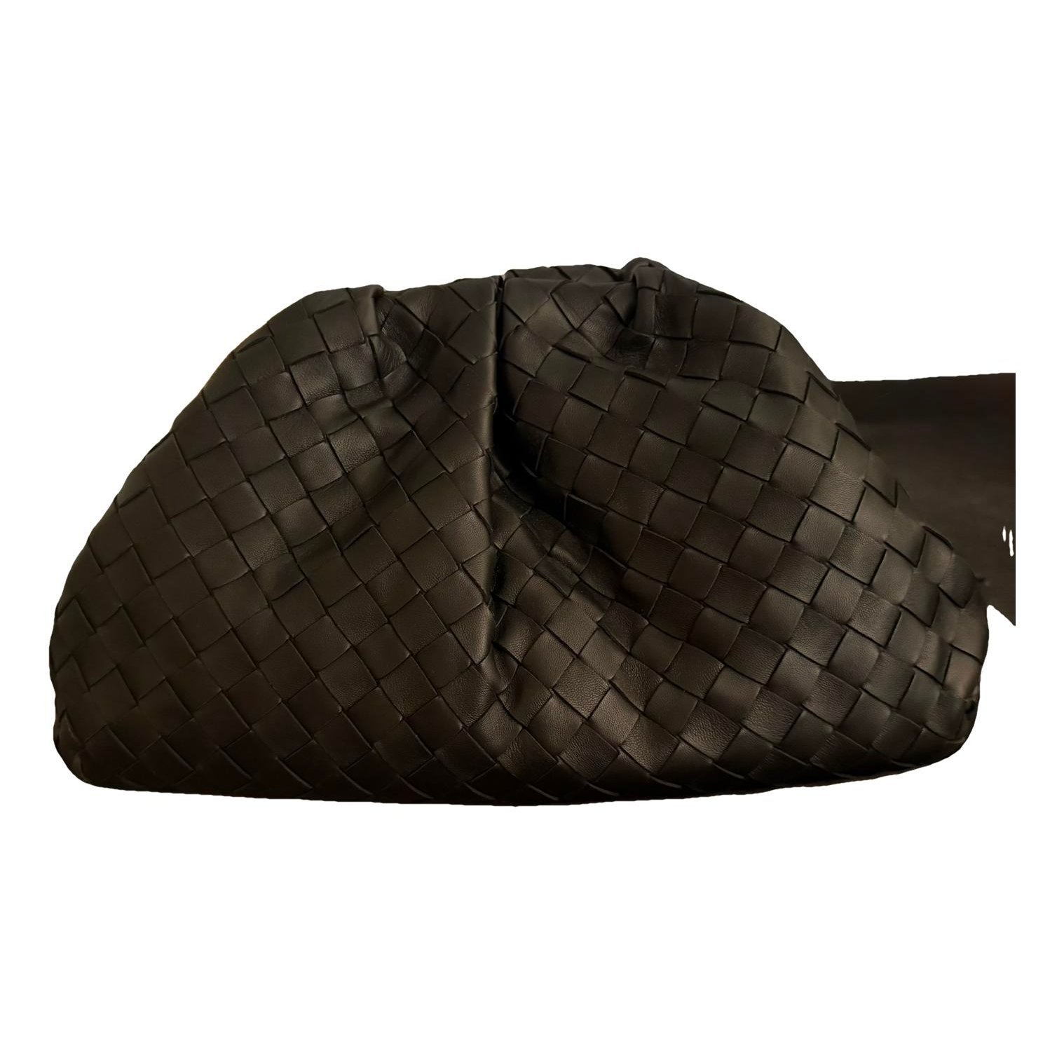 Pouch leather clutch bag