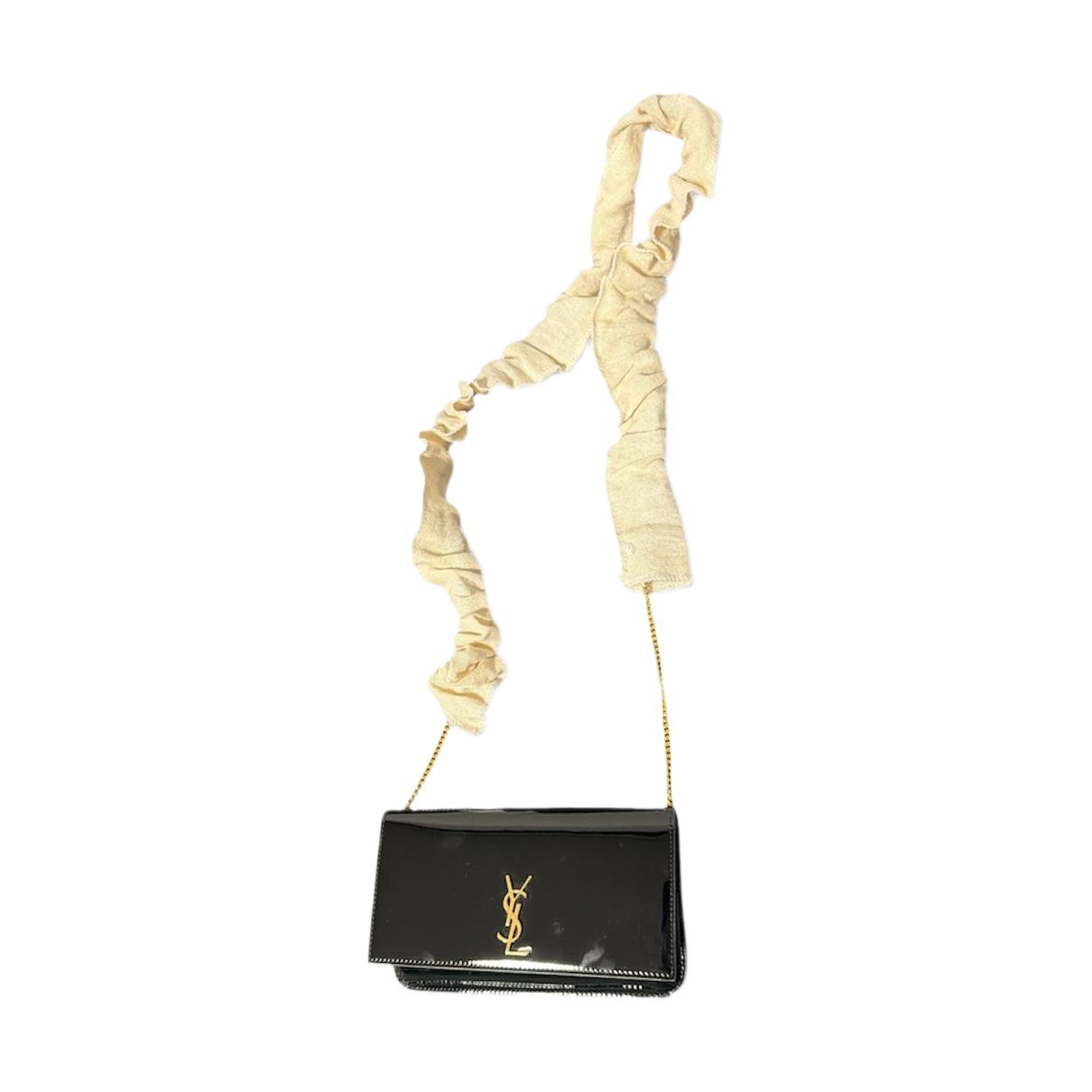 Patent leather handbag