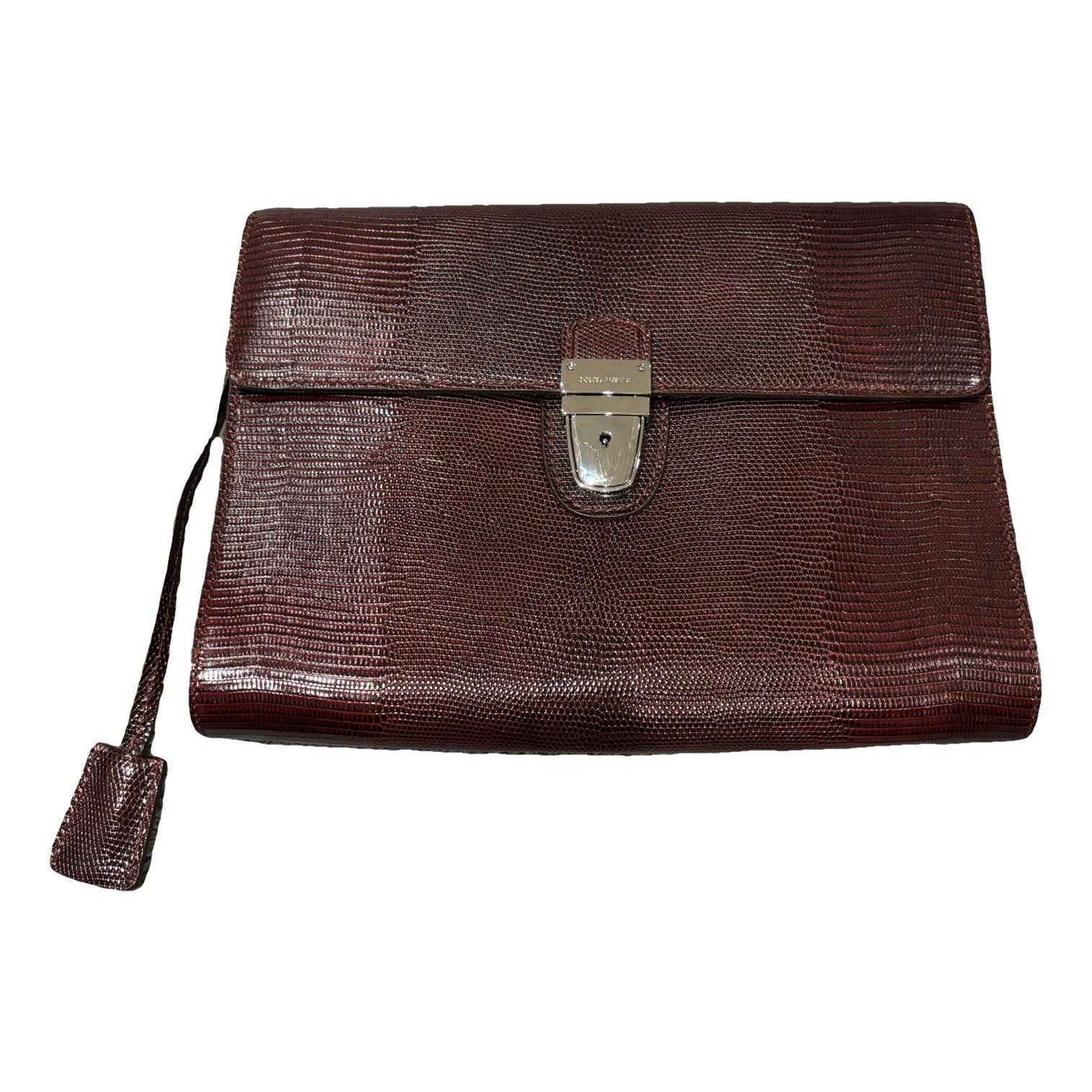 Dolce & Gabbana Leather clutch bag