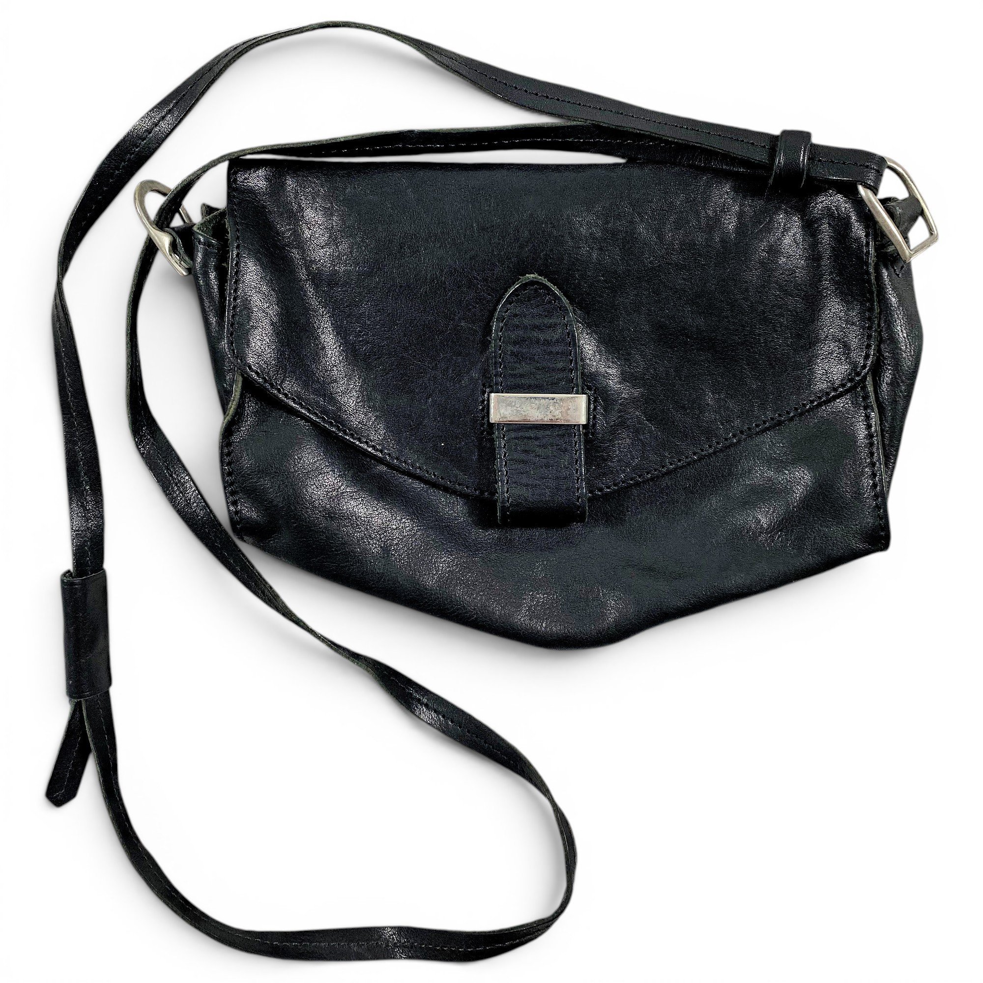 Leather crossbody bag