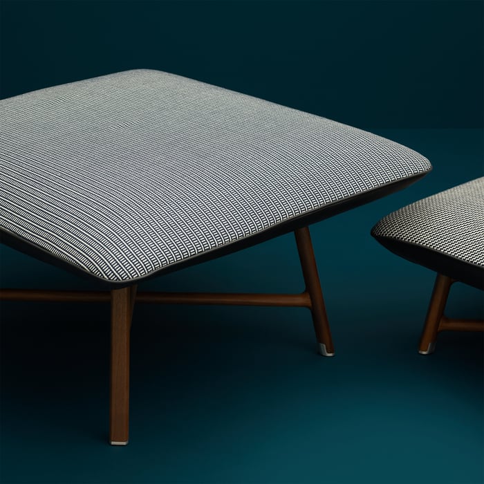 Les Necessaires d'Hermès "Carre d'Assise" Low Stool, High Model