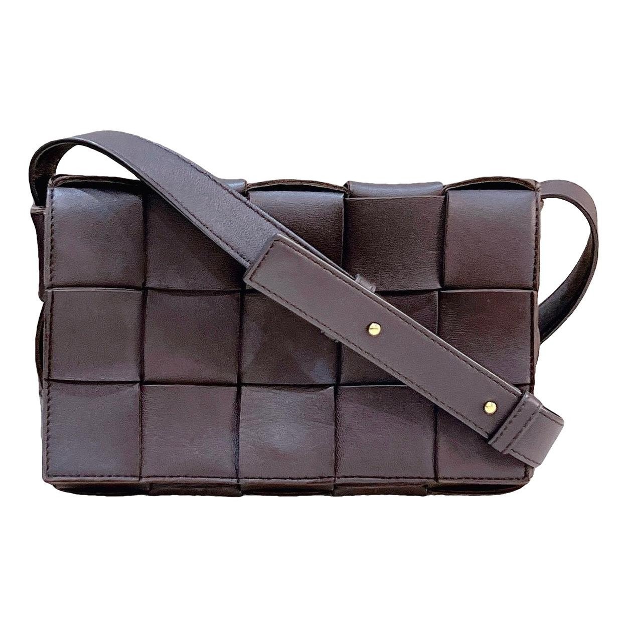 Cassette leather handbag