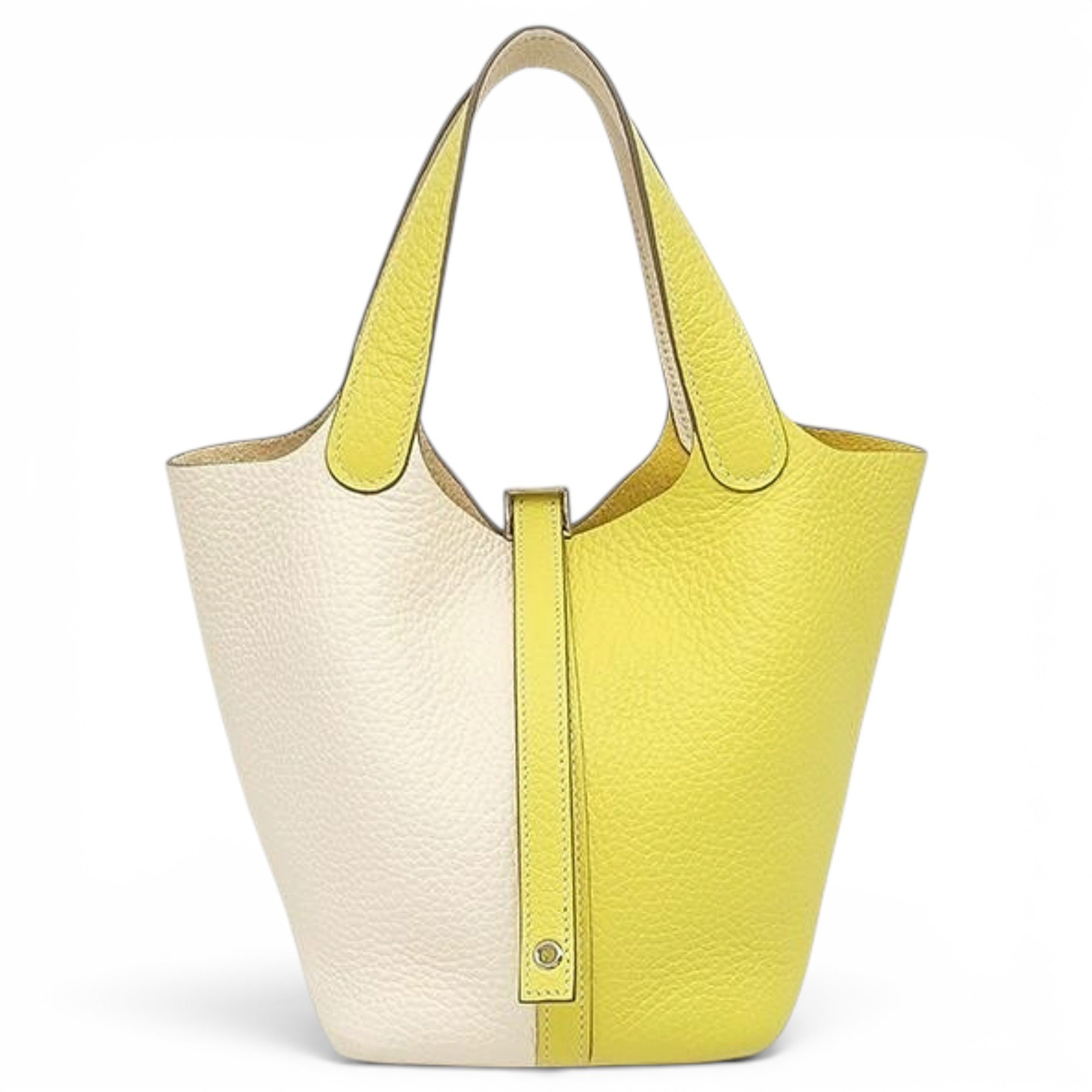 Picotin leather handbag