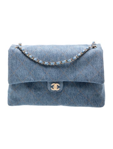 2026 Souplissimo Denim Maxi Flap Bag