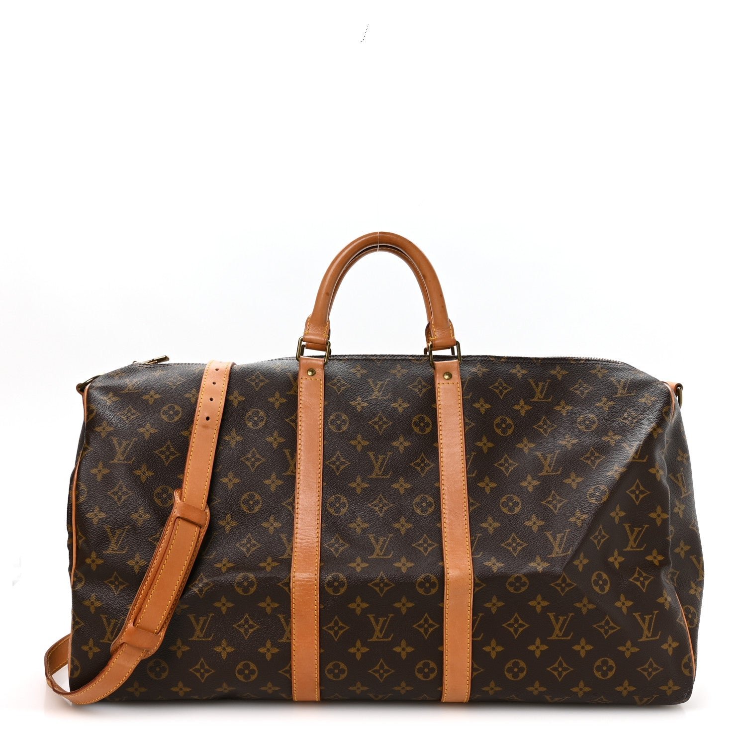 Louis Vuitton Louis Vuitton Monogram Keepall Bandouliere 55