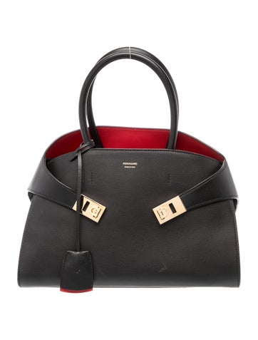 Leather Hug tote bag Small