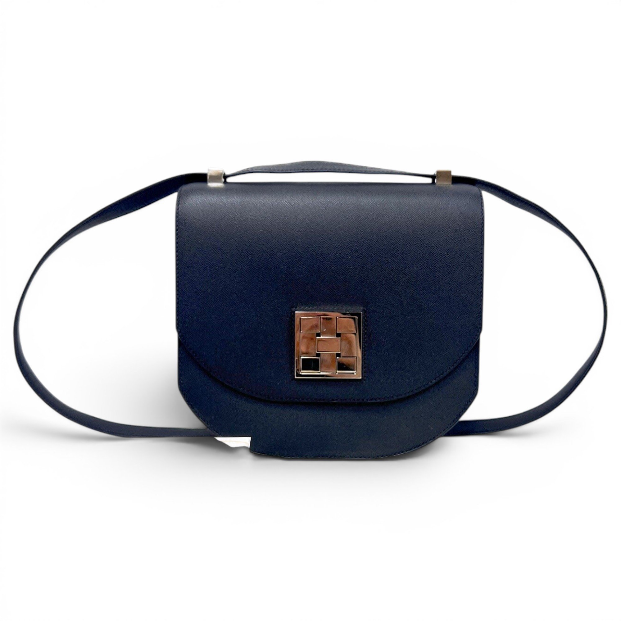 Mosaïque leather handbag