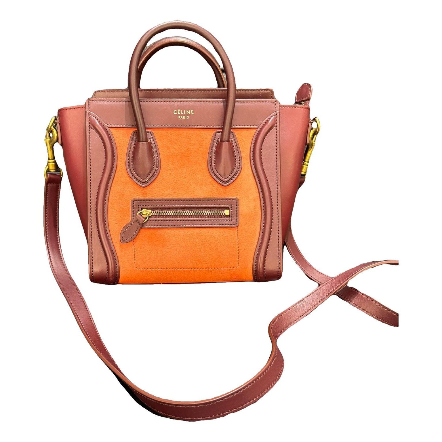 Nano Luggage leather handbag