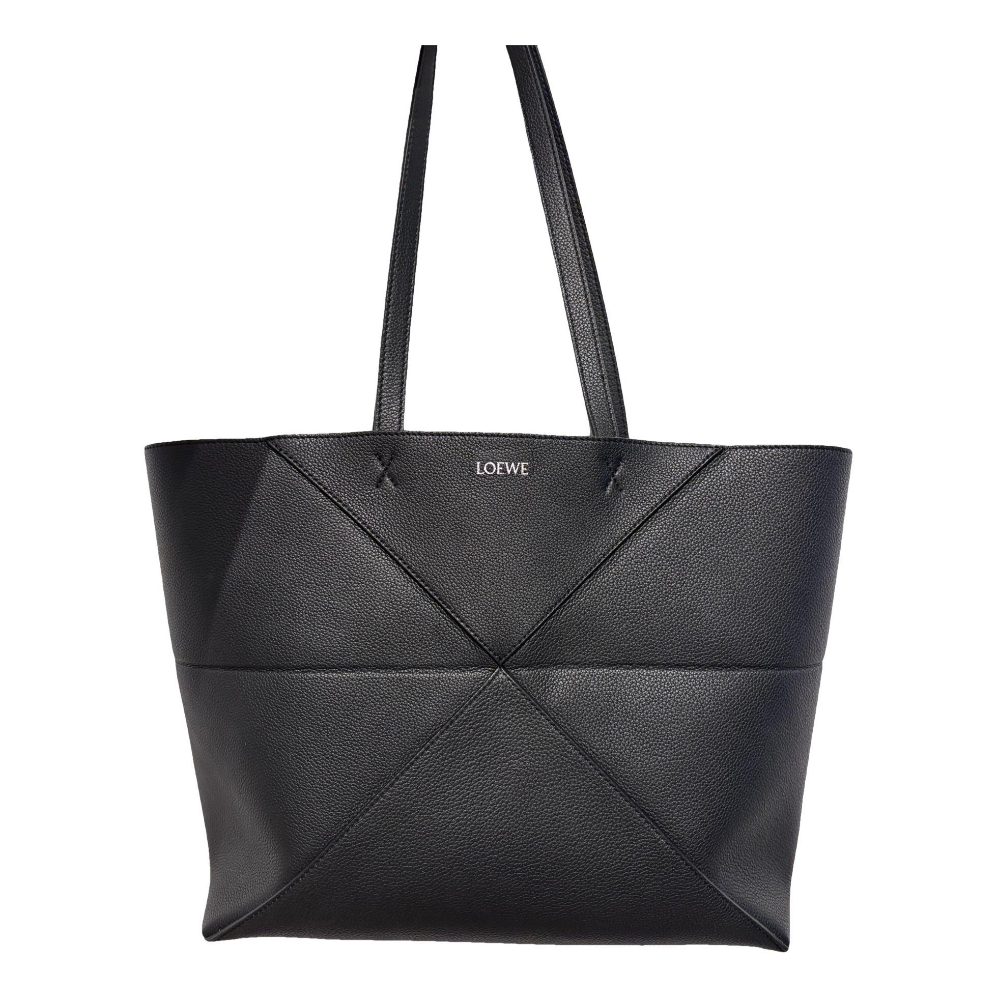 Puzzle Fold leather handbag