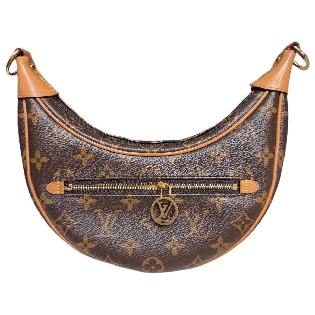 Loop leather handbag
