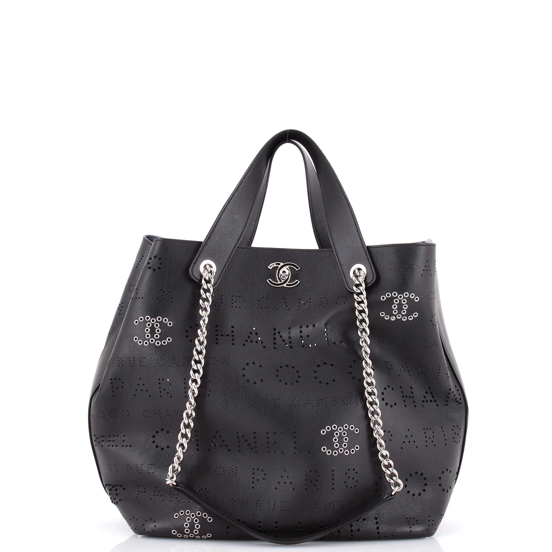 Classic CC Shopping leather tote