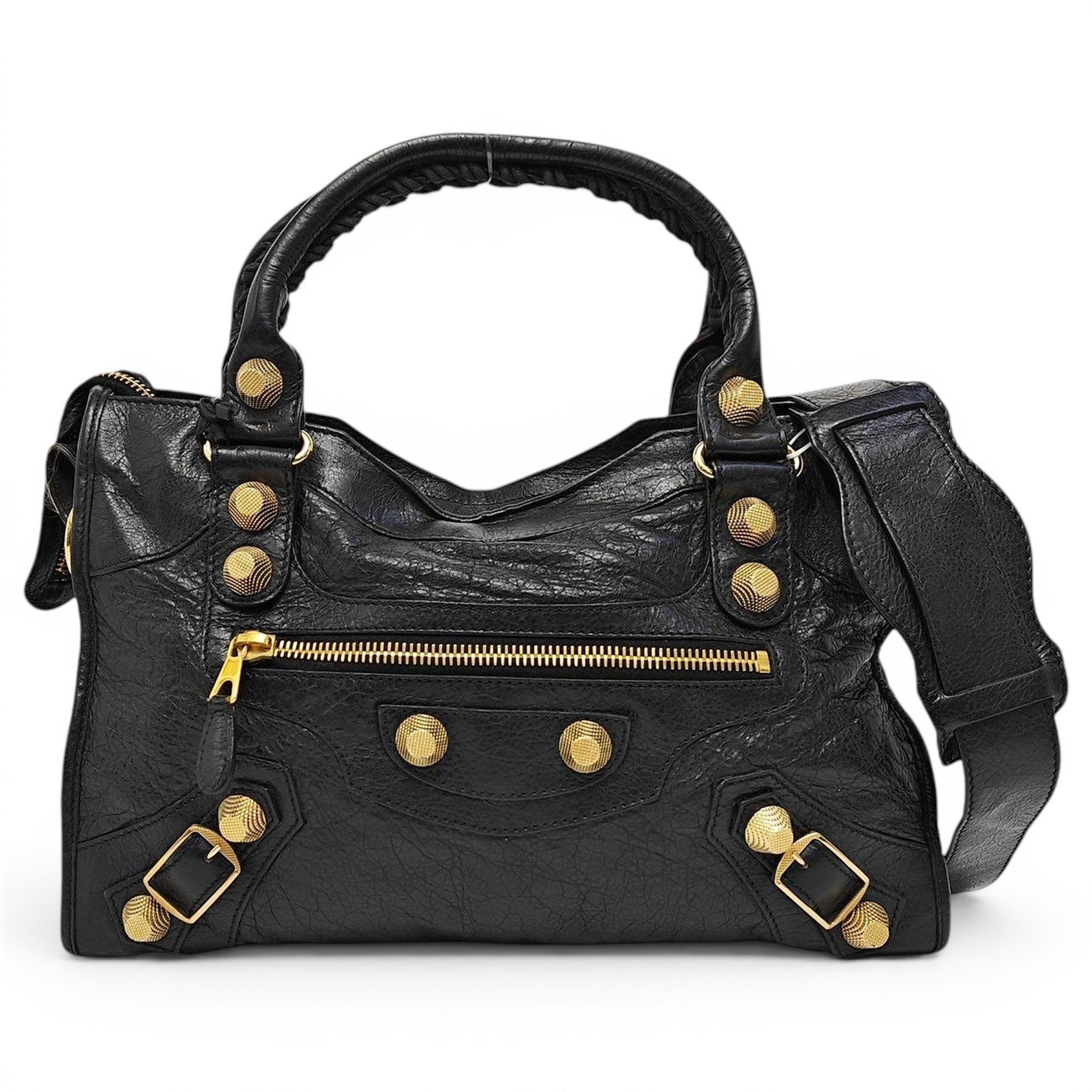 Leather handbag