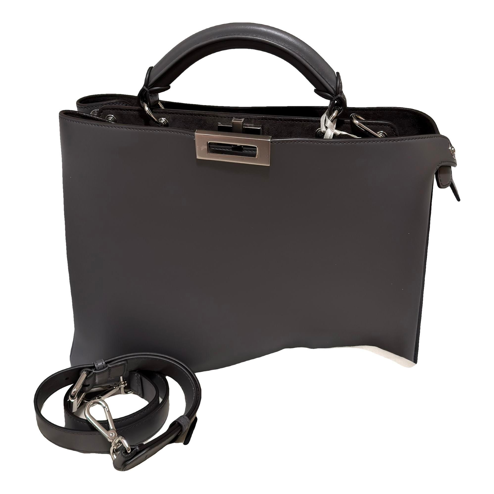 Peekaboo leather handbag