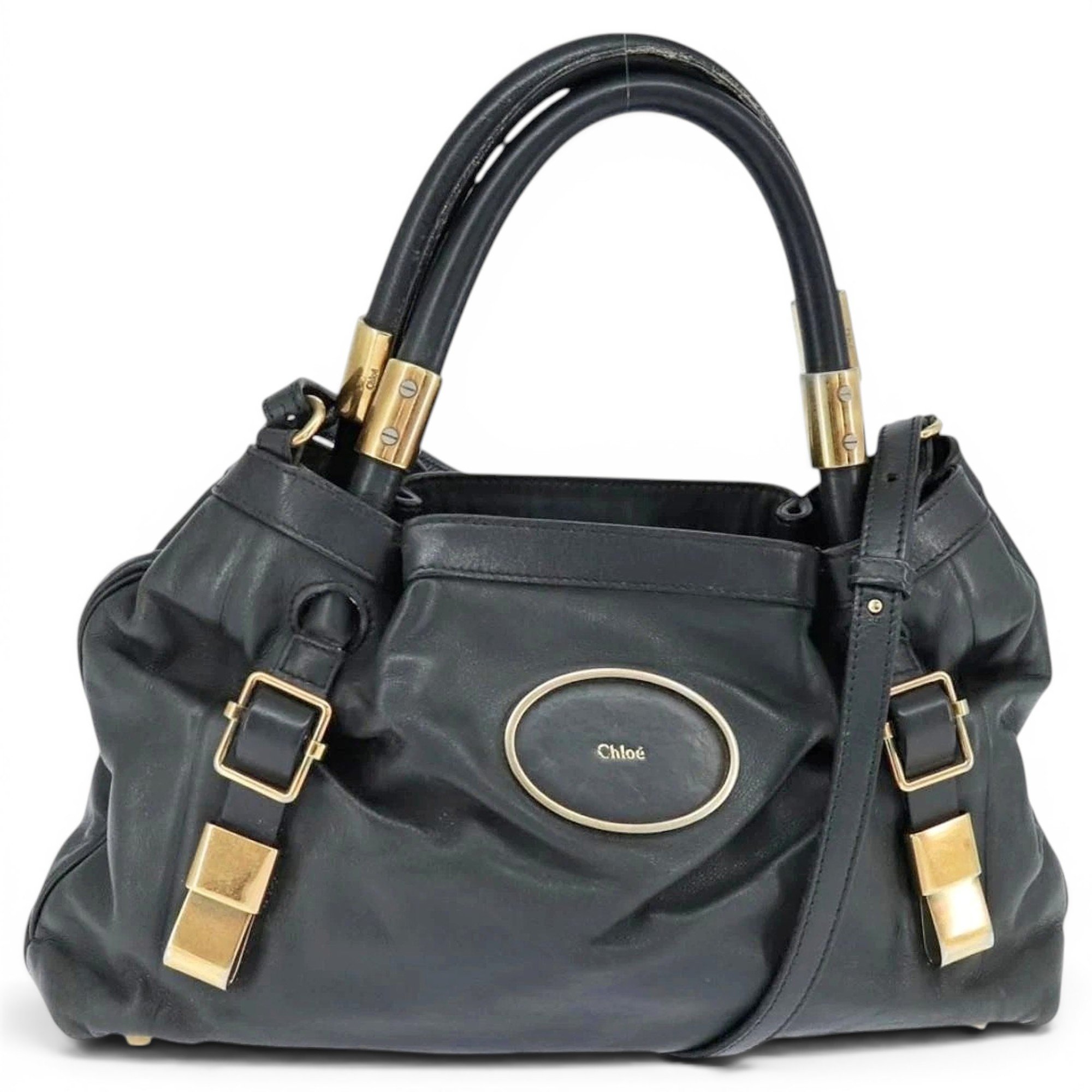 Leather handbag
