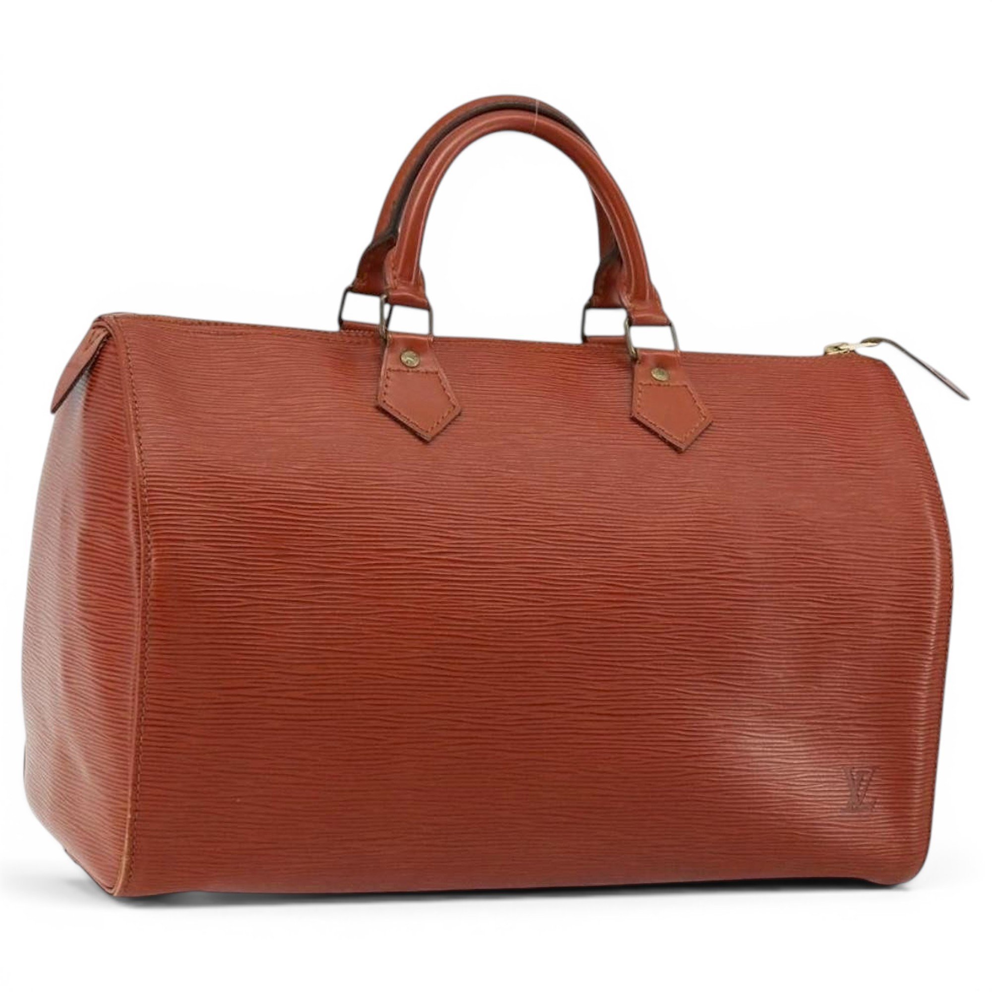 Speedy leather handbag