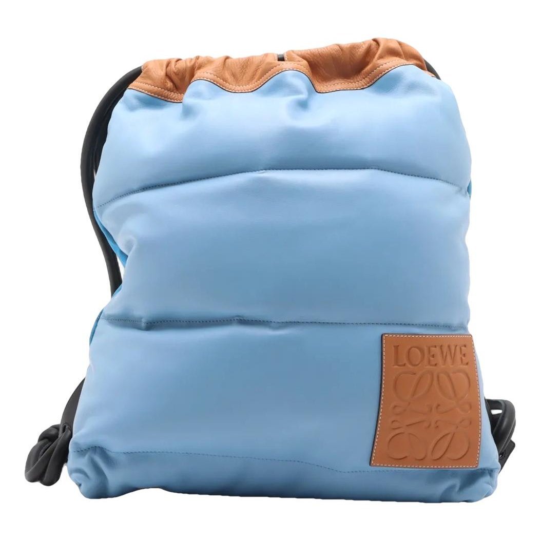 Leather backpack