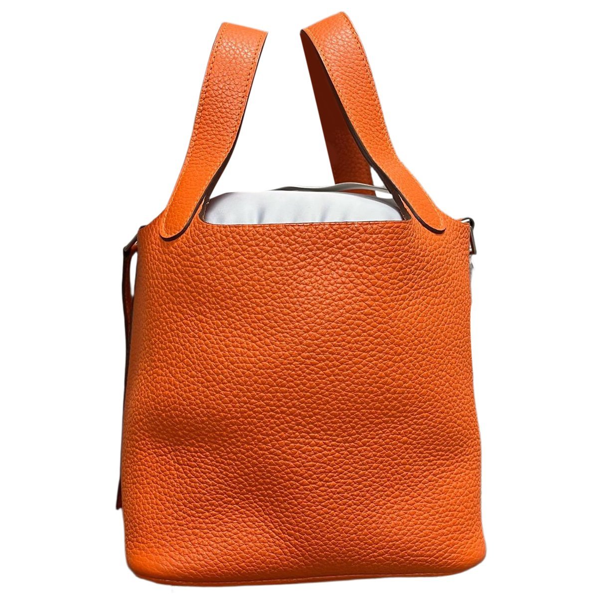 Picotin leather handbag