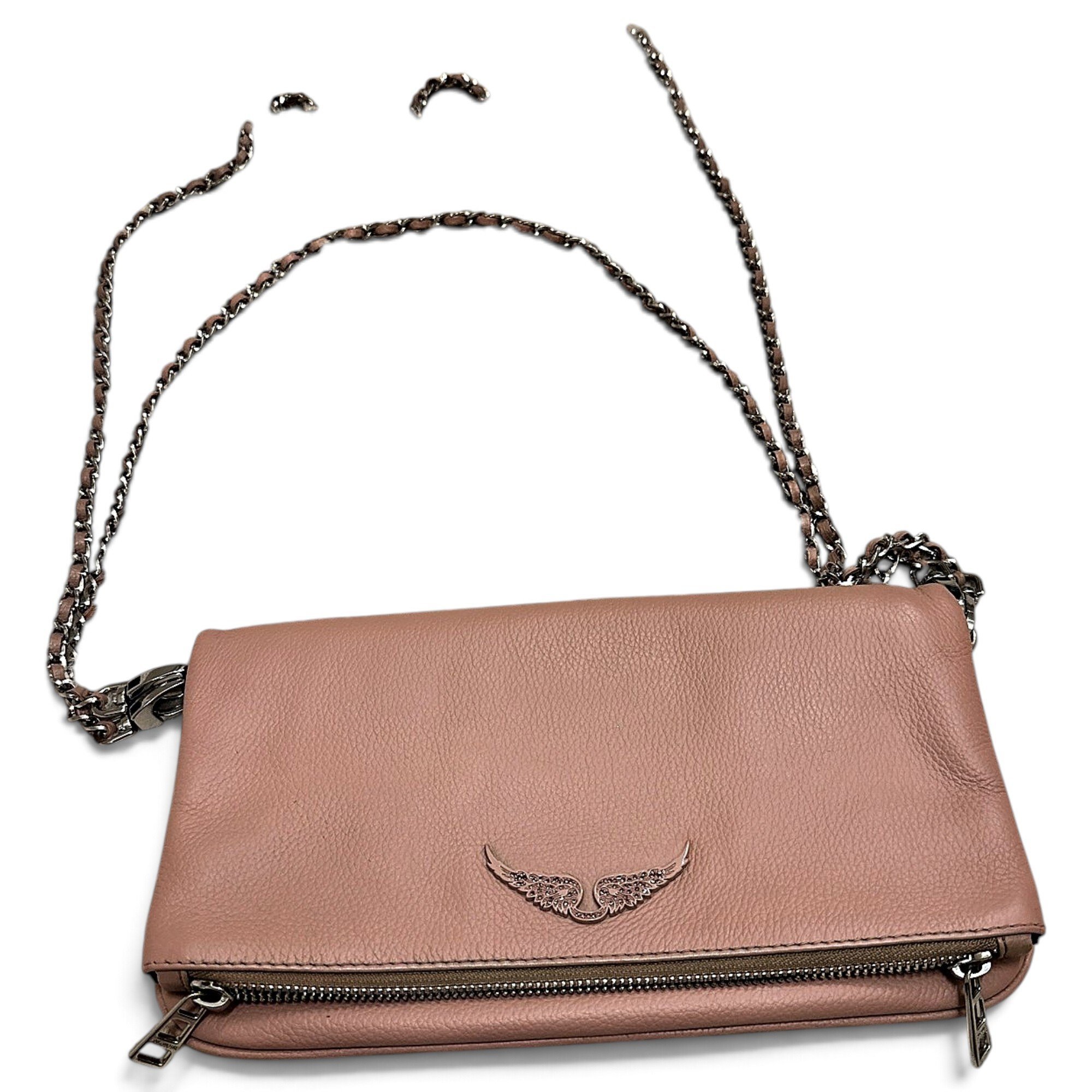 Rock leather crossbody bag