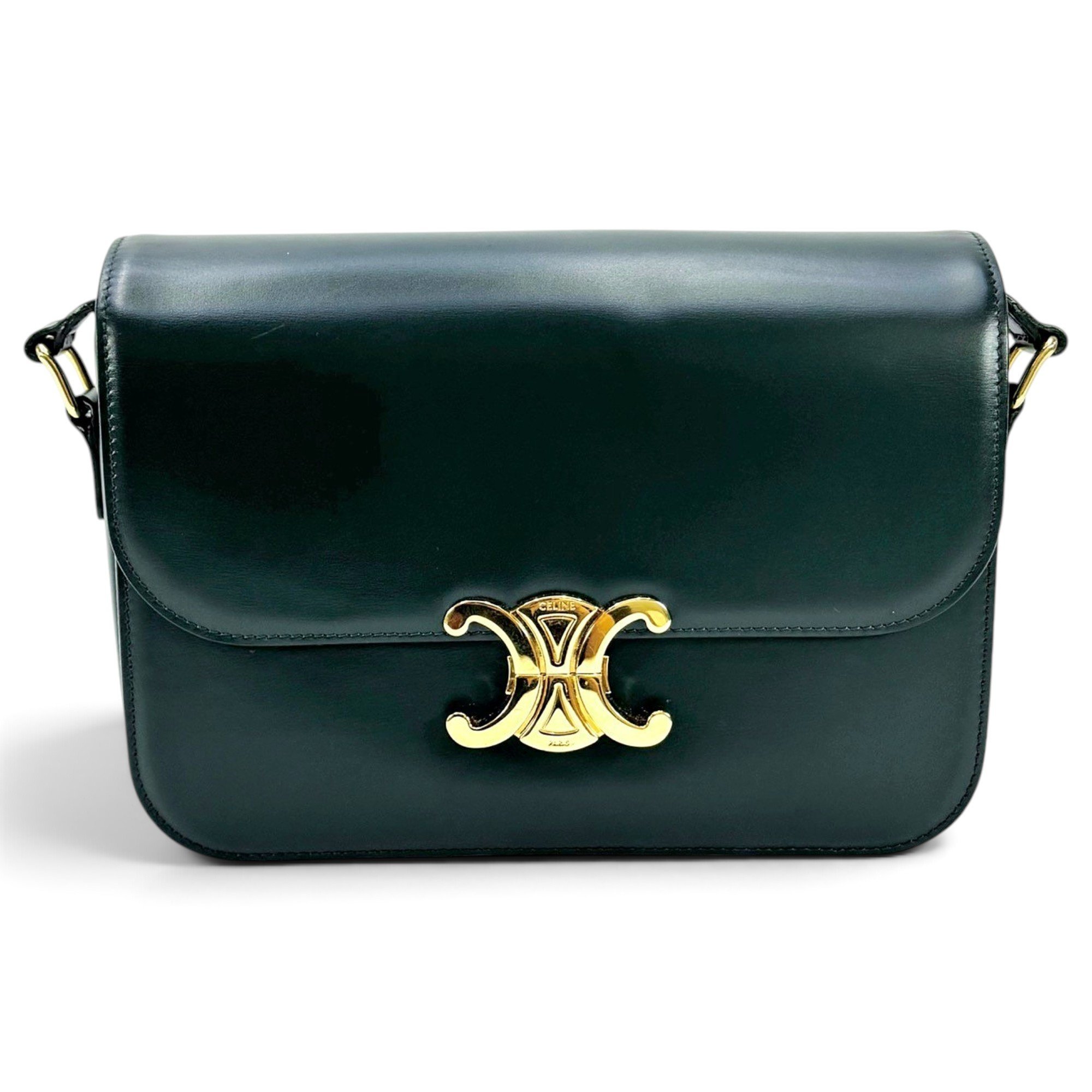 Triomphe leather handbag