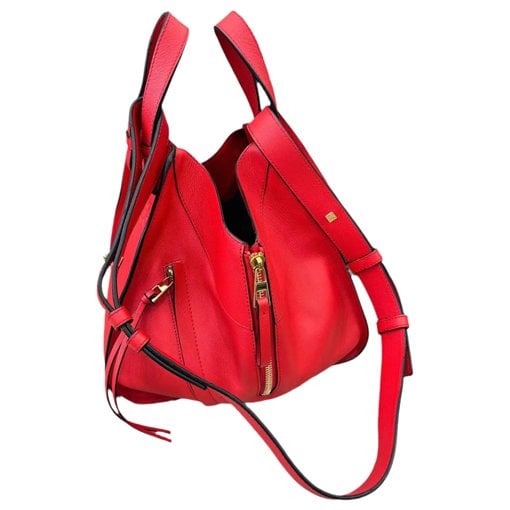 Hammock leather handbag