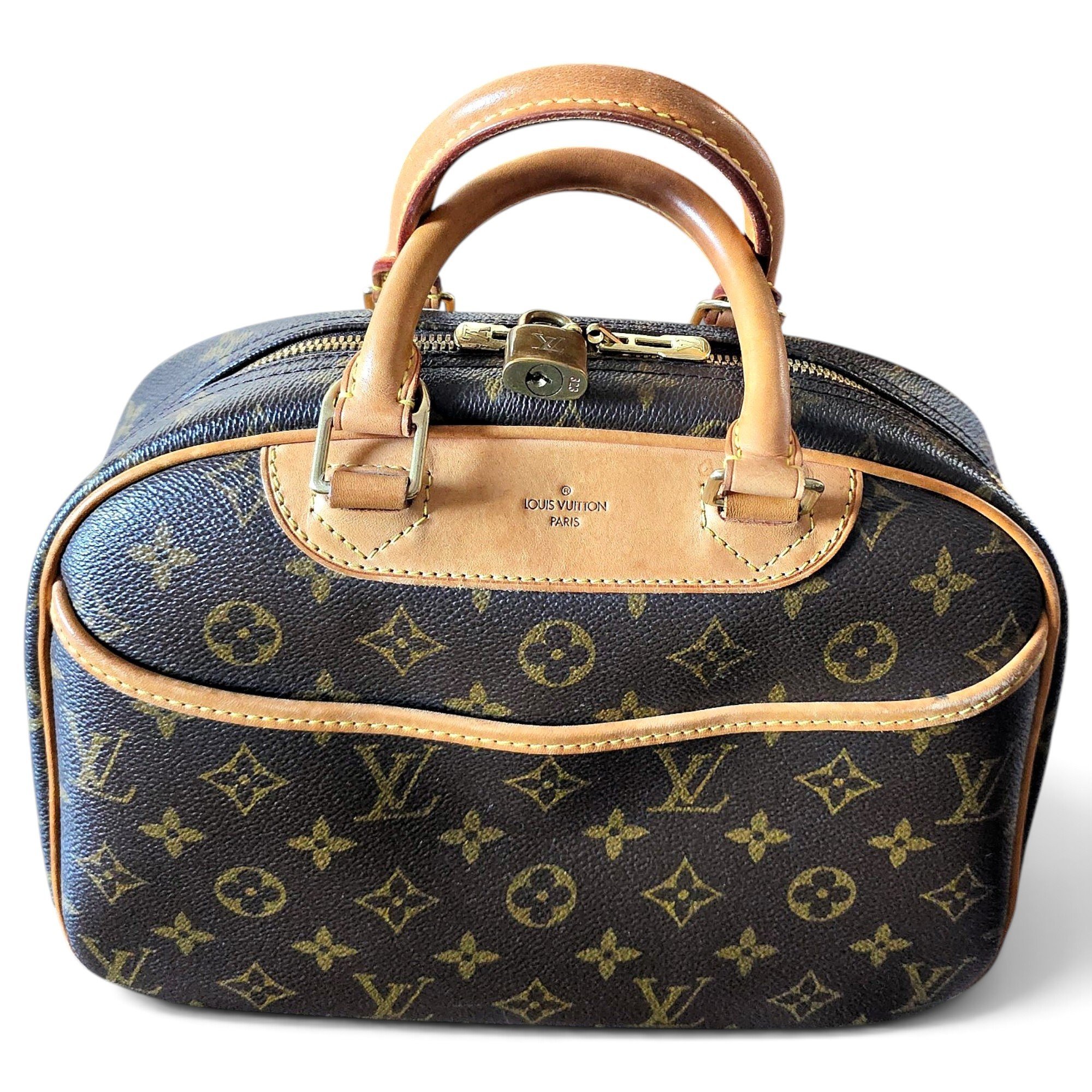 Deauville leather handbag