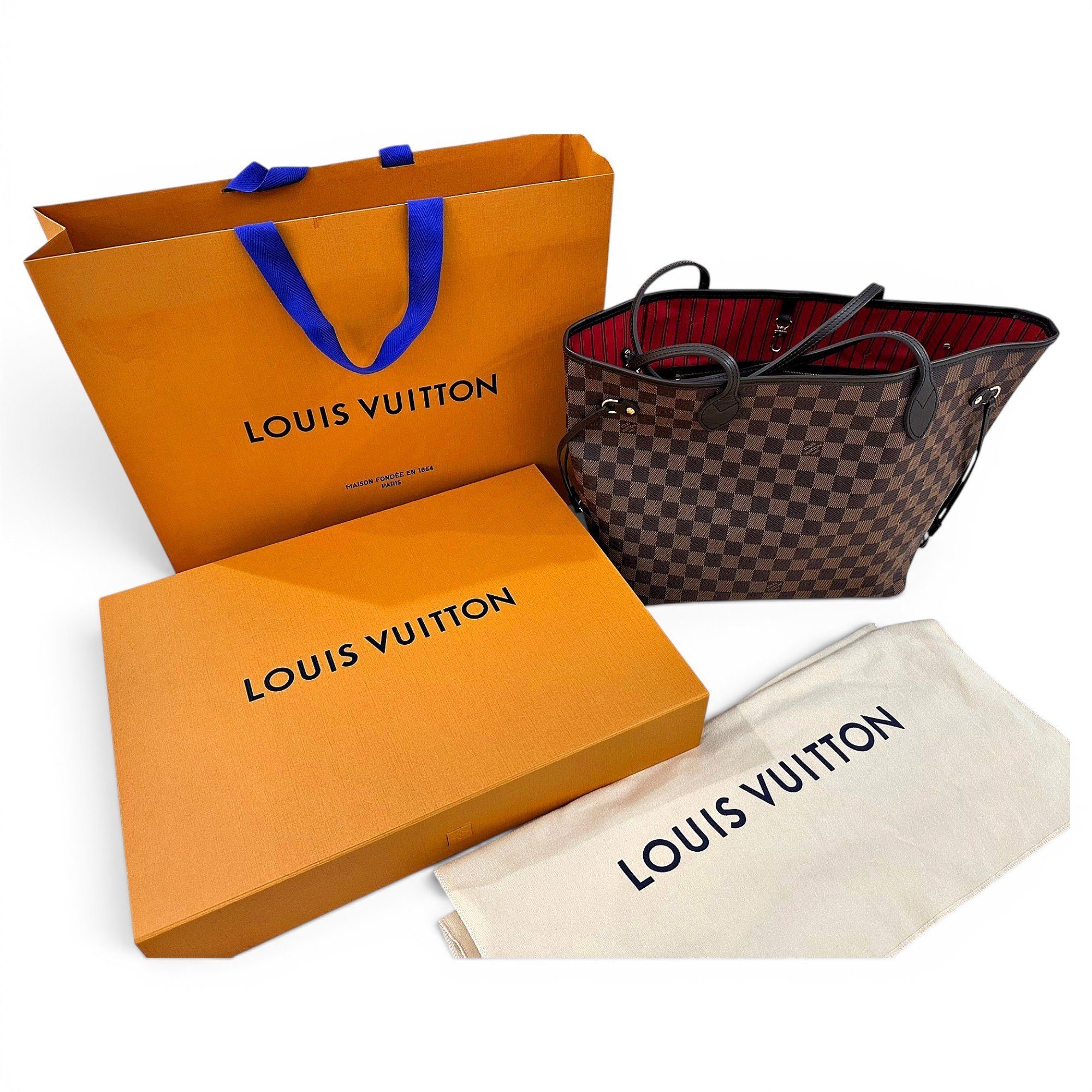 Neverfull leather tote