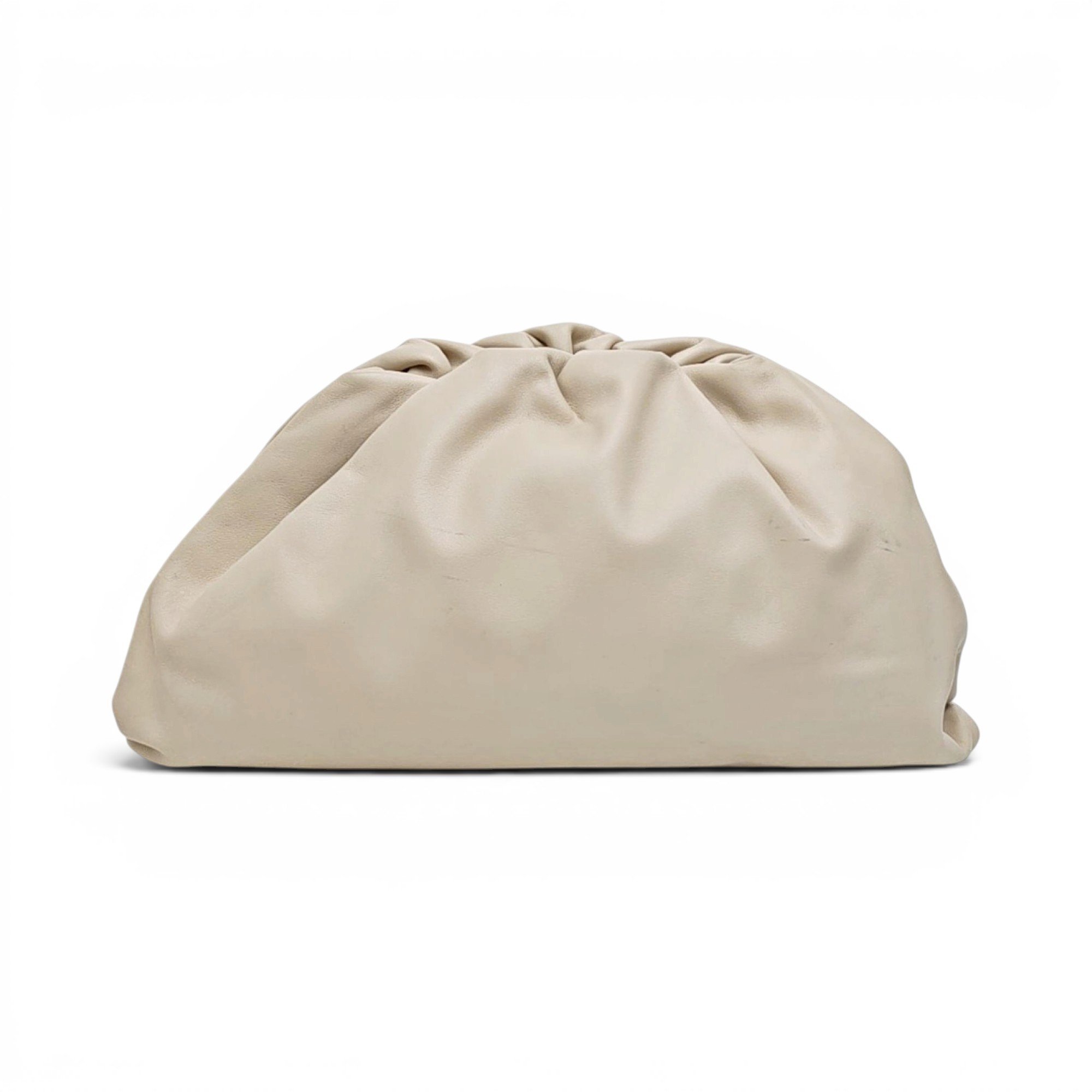 Pouch leather handbag