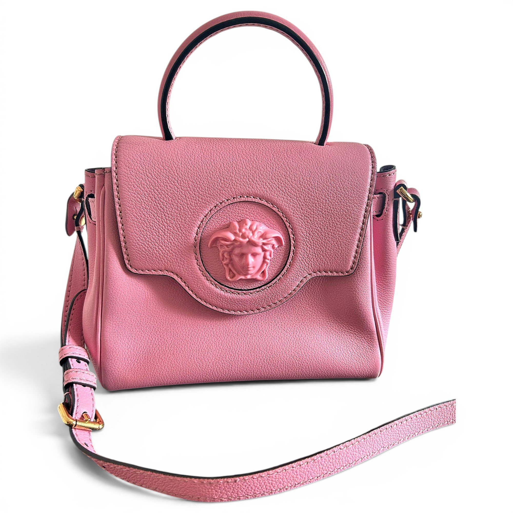La Medusa leather handbag