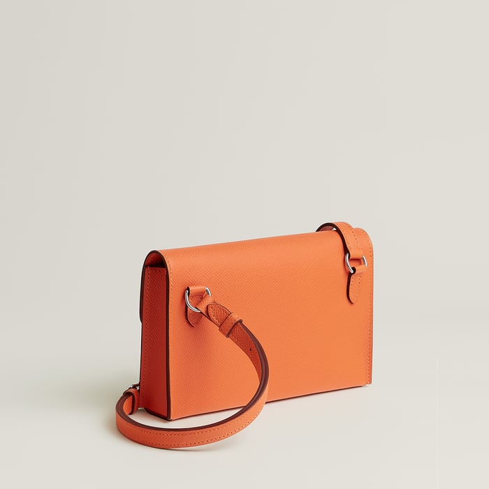 Orange Hermèsnap Wallet