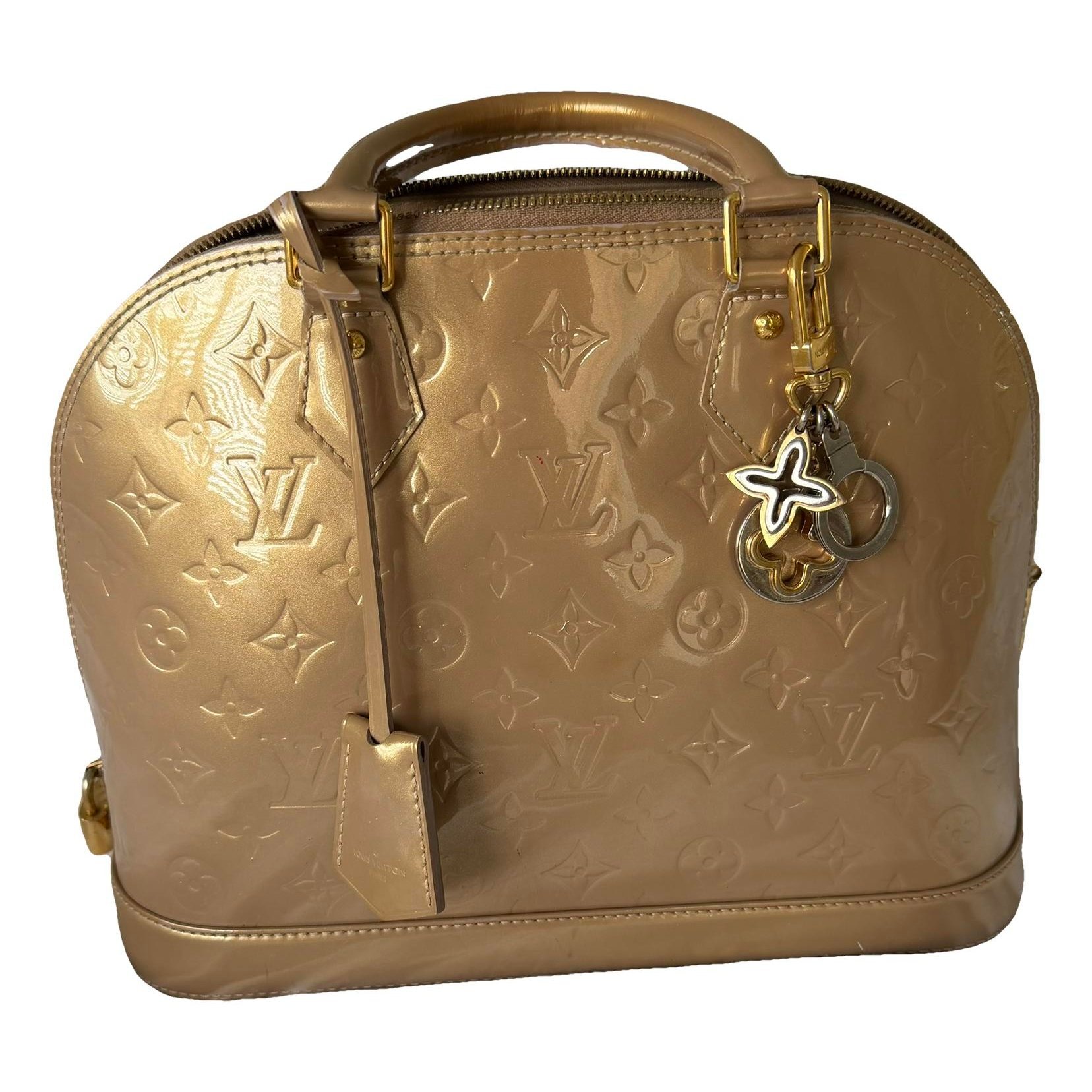 Alma patent leather handbag