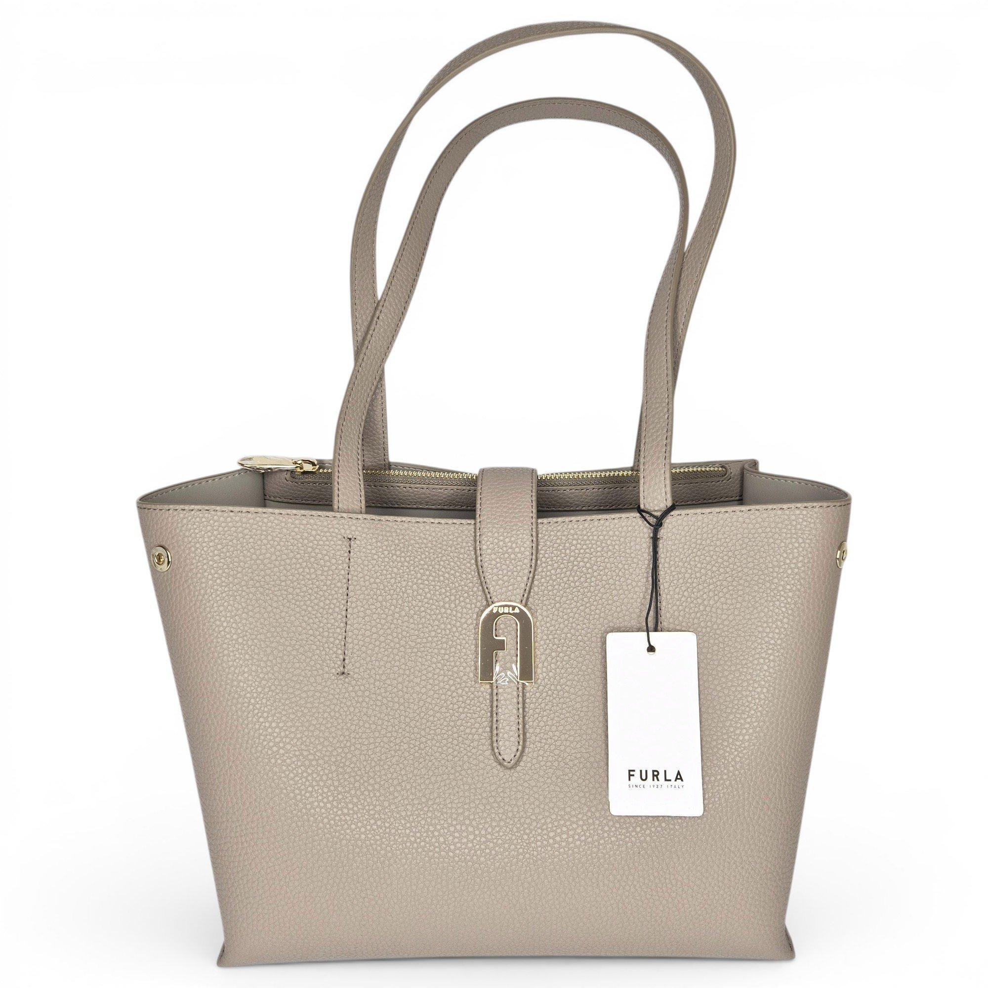Leather tote