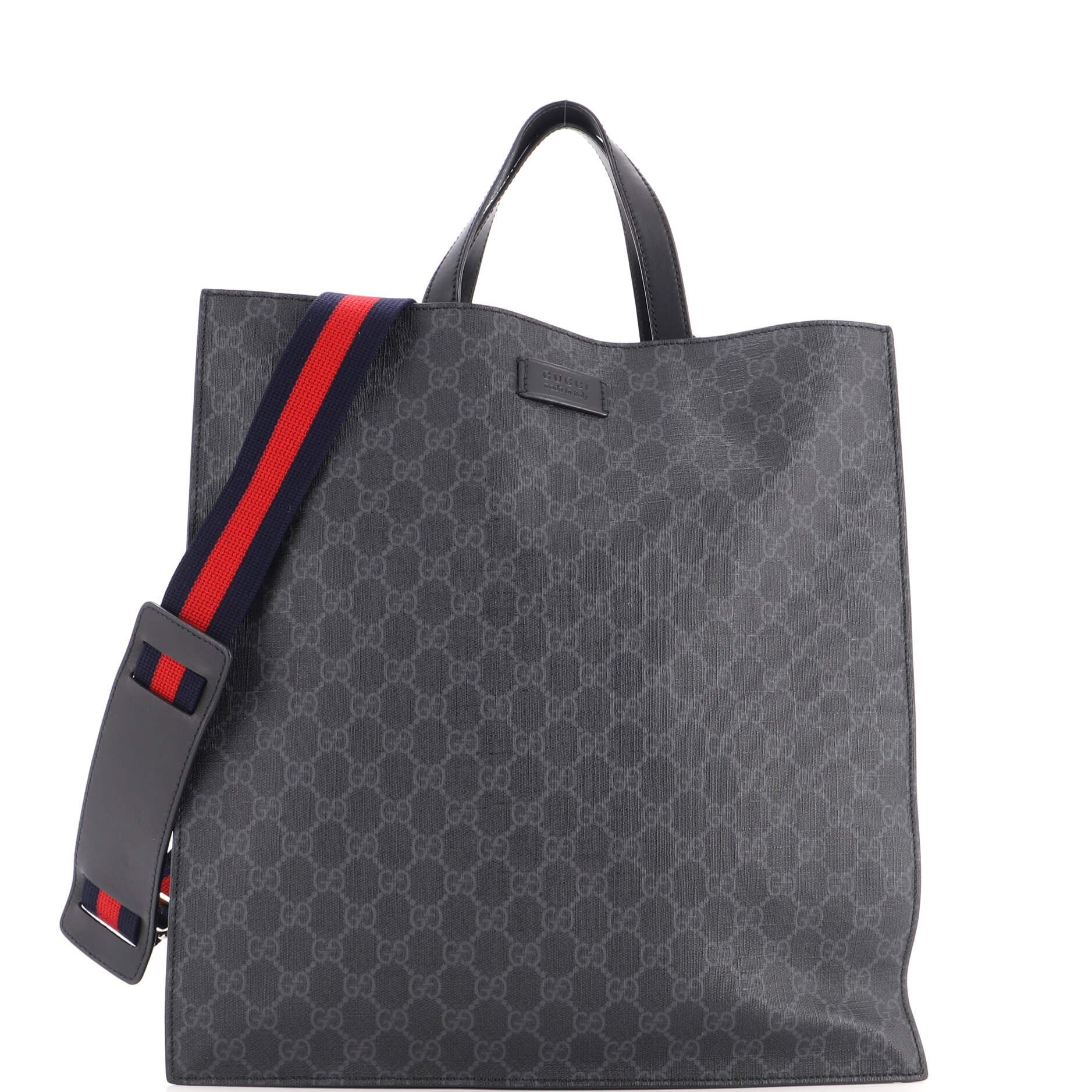 Convertible Soft Open Tote GG Coated Canvas Tall