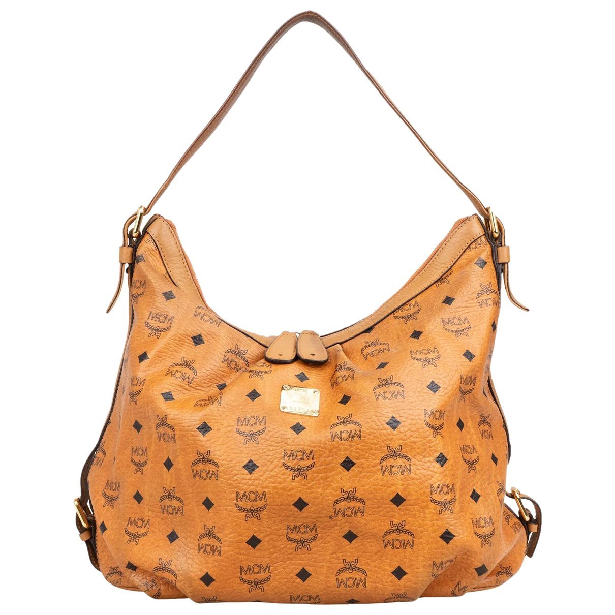 Boston leather handbag