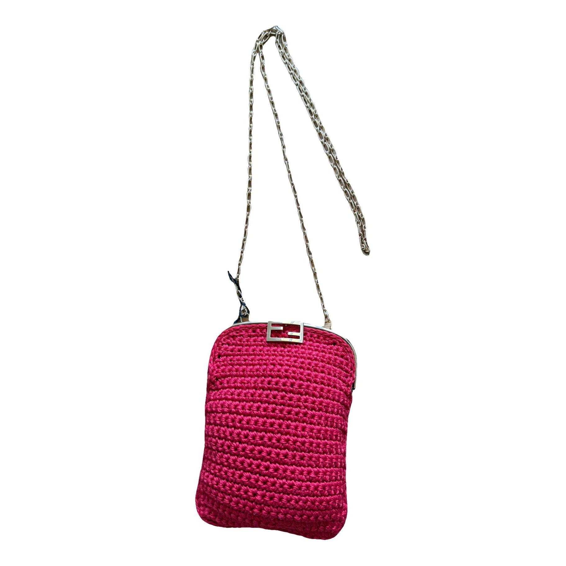 Wool clutch bag