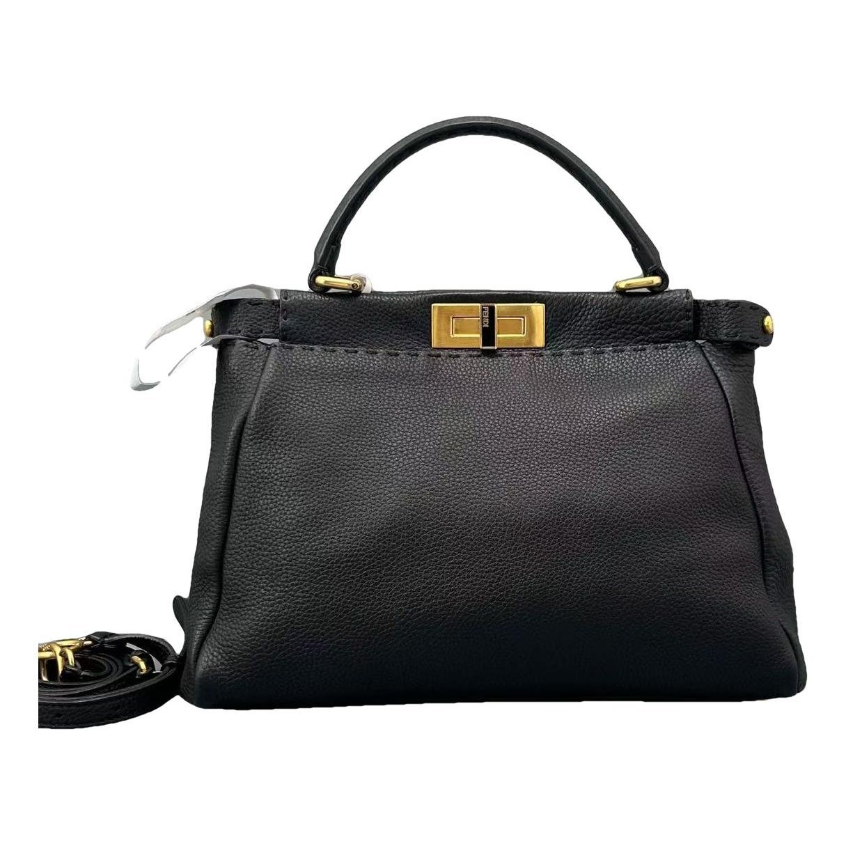 Peekaboo leather crossbody bag