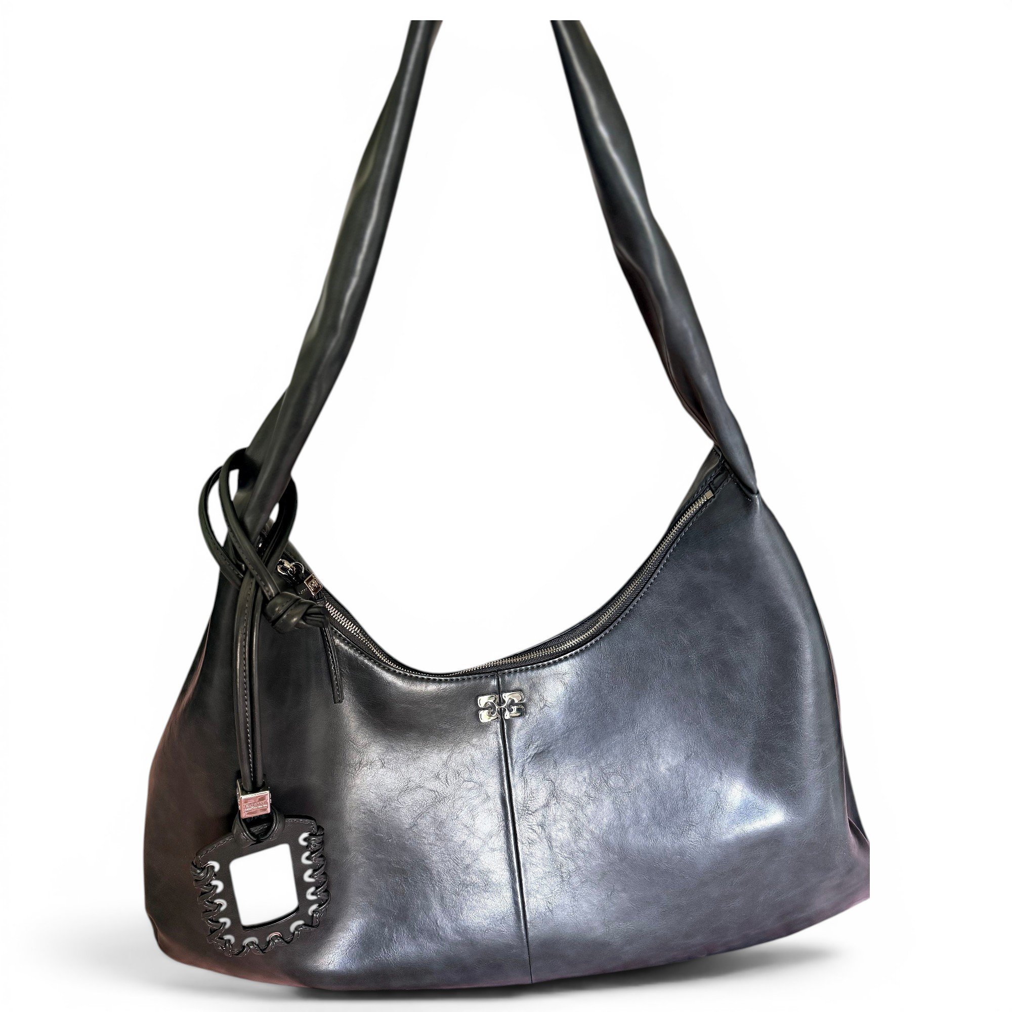 Hobo leather handbag