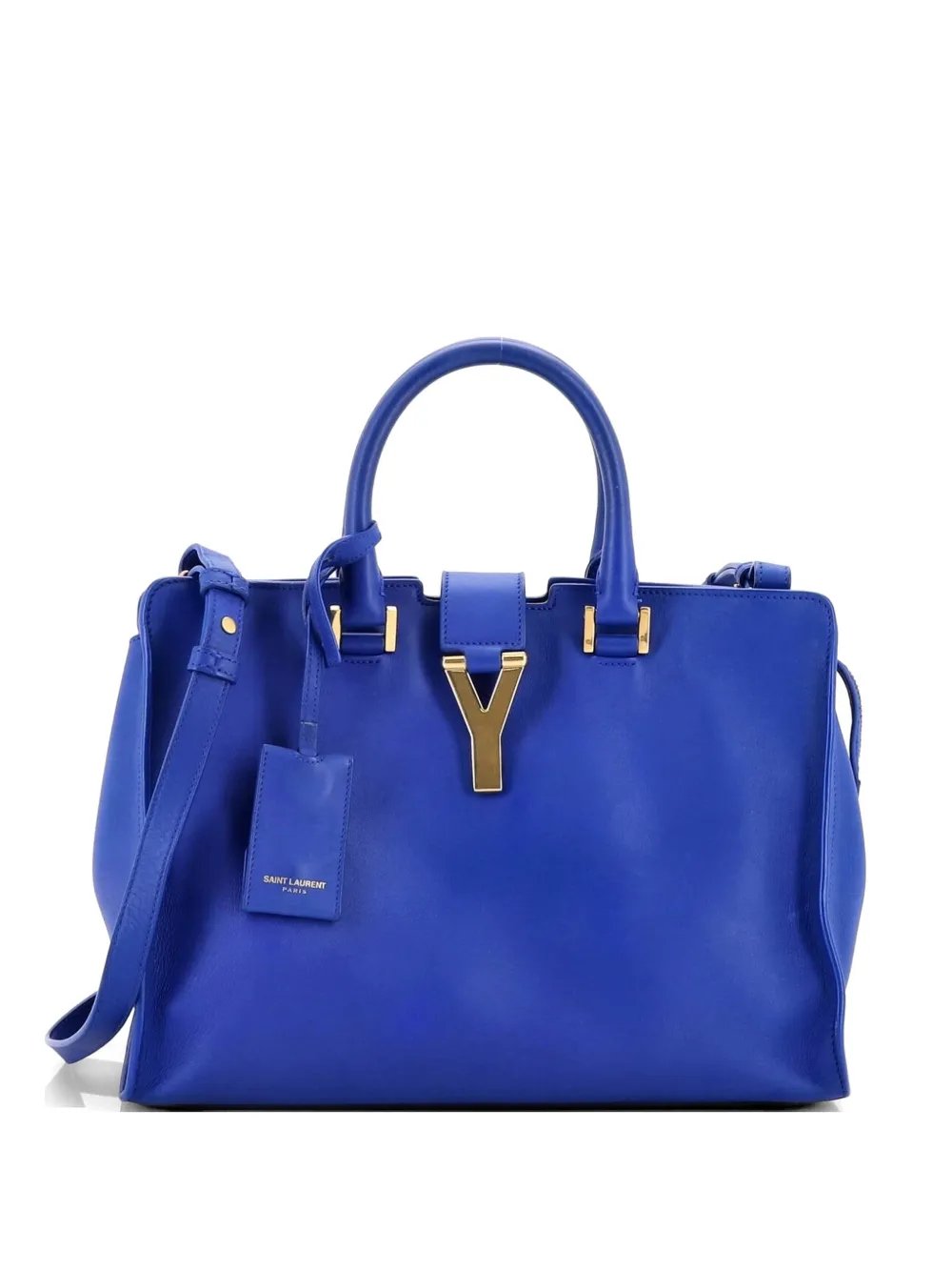 Classic Y Cabas Leather Small satchel