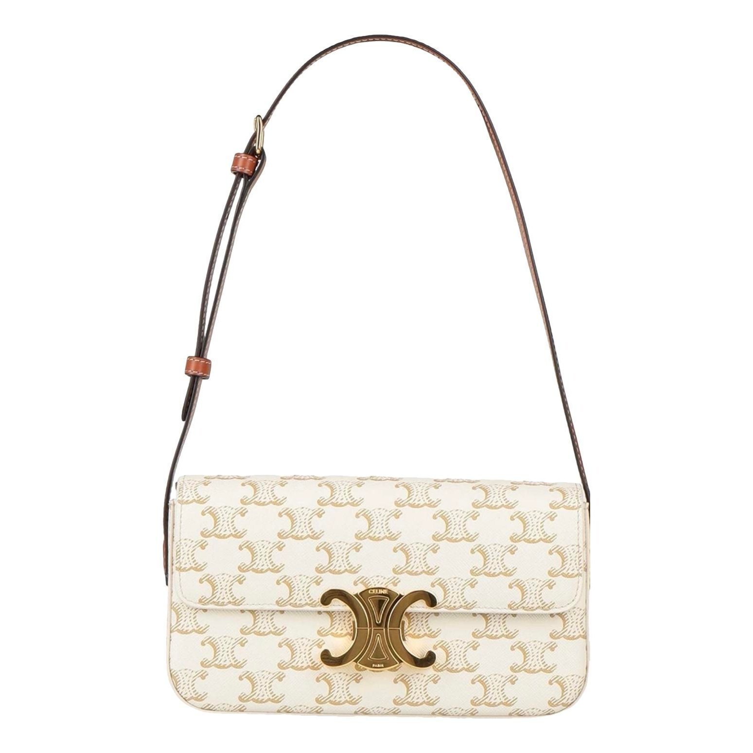 Triomphe Long leather handbag
