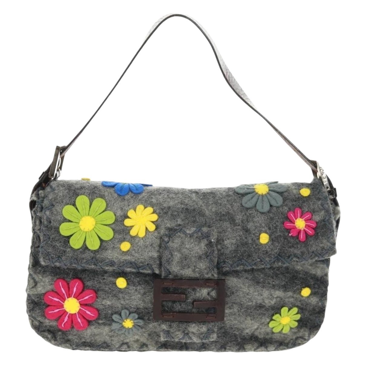 Mamma Baguette wool handbag