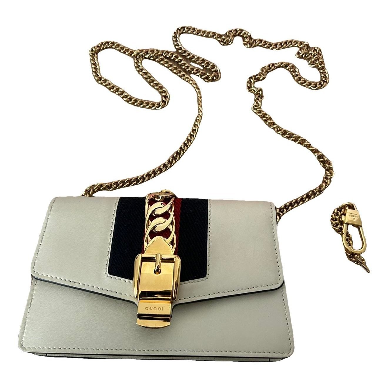 Sylvie Chain leather crossbody bag