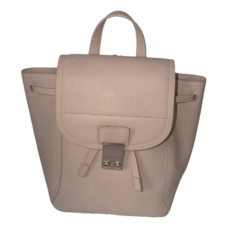 Leather backpack