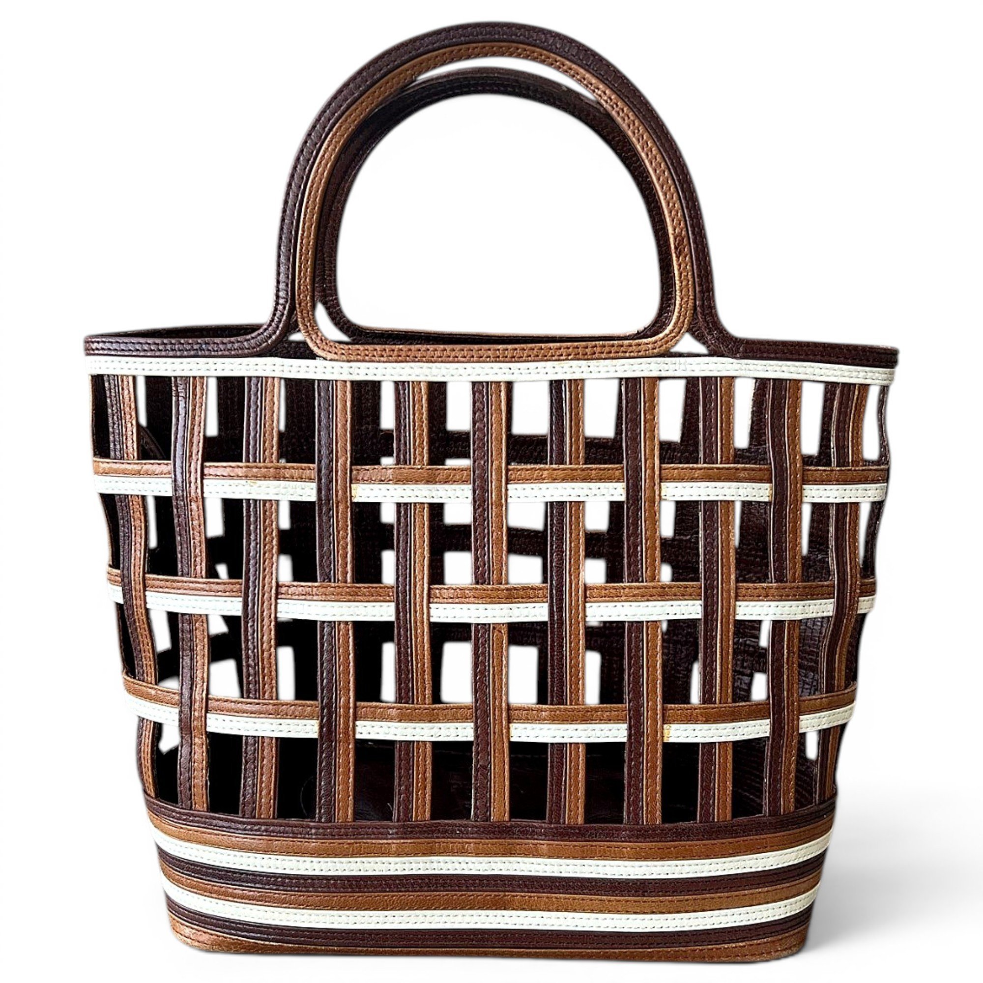 Leather tote