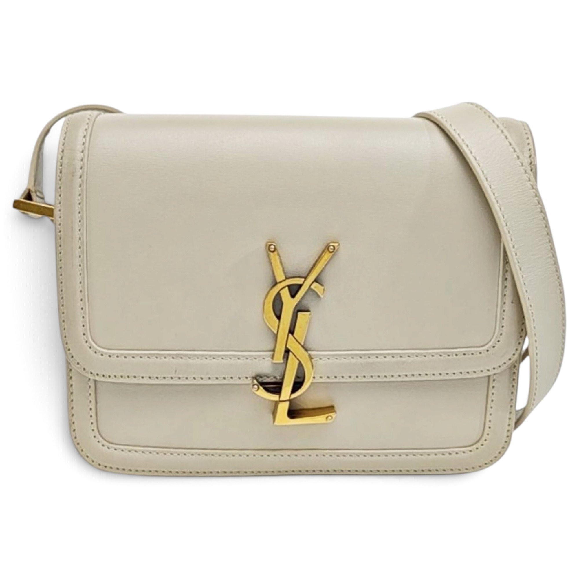 Solférino leather handbag