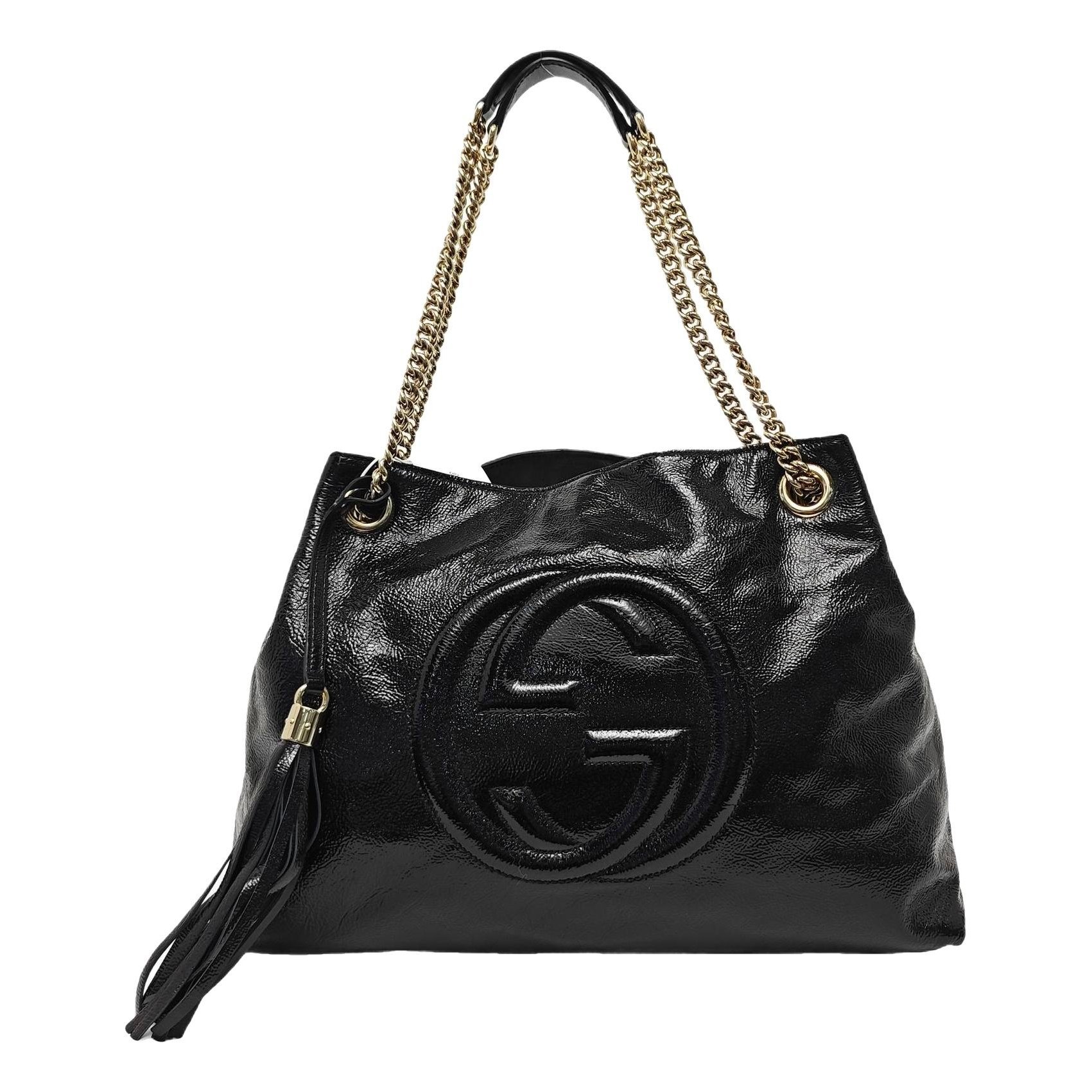 Soho patent leather tote