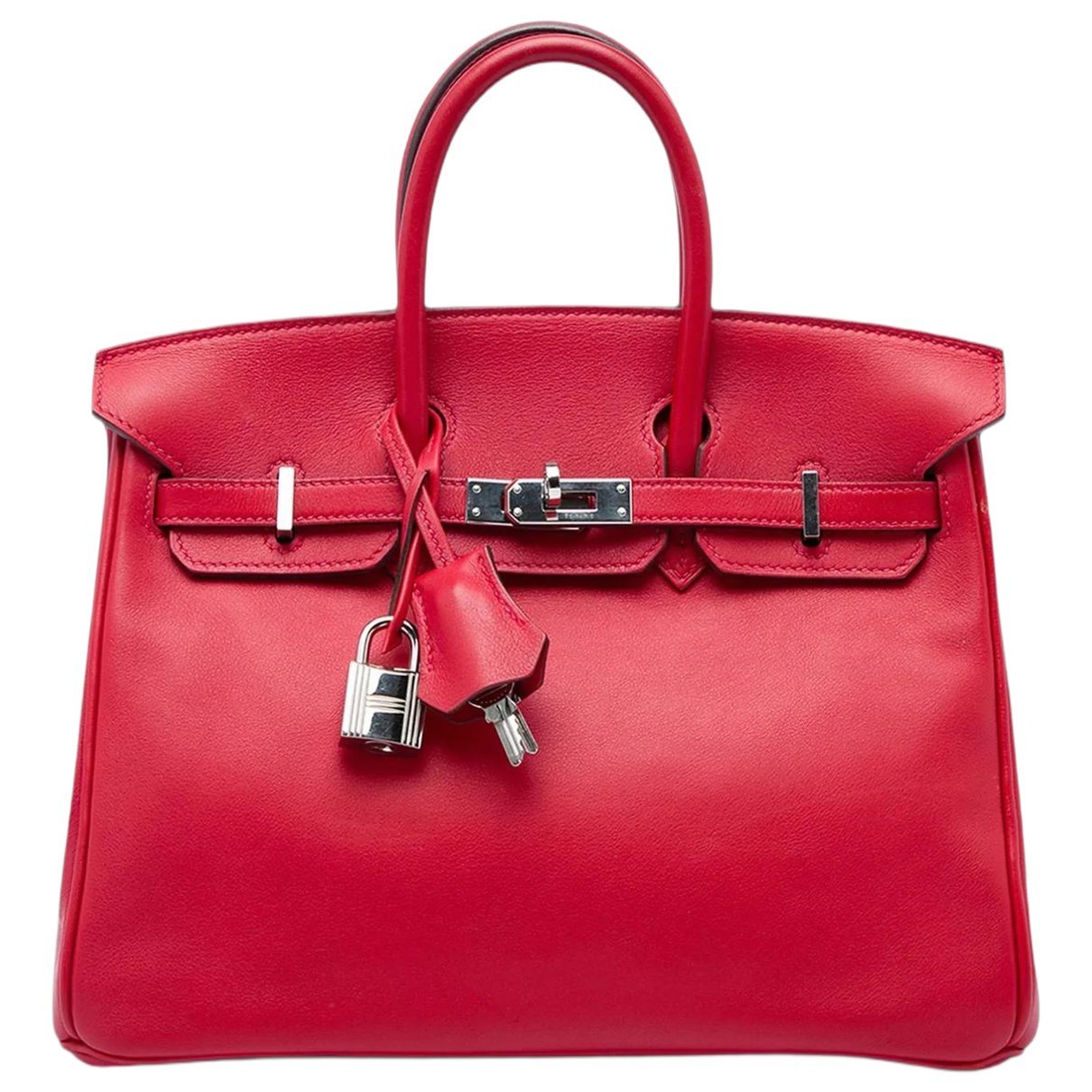 Birkin 25 leather handbag