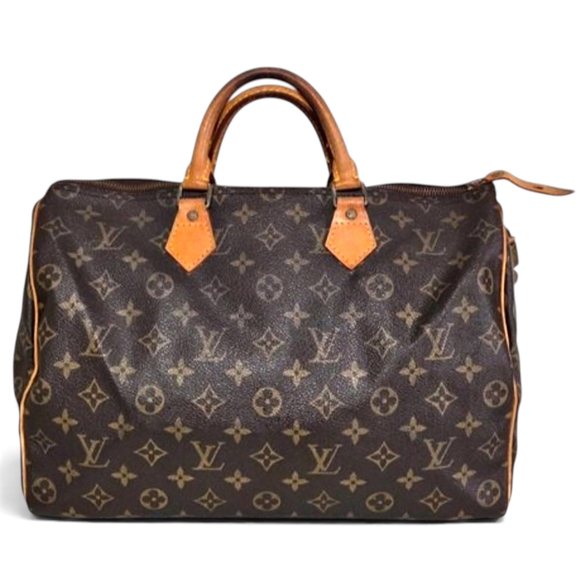 Speedy leather handbag