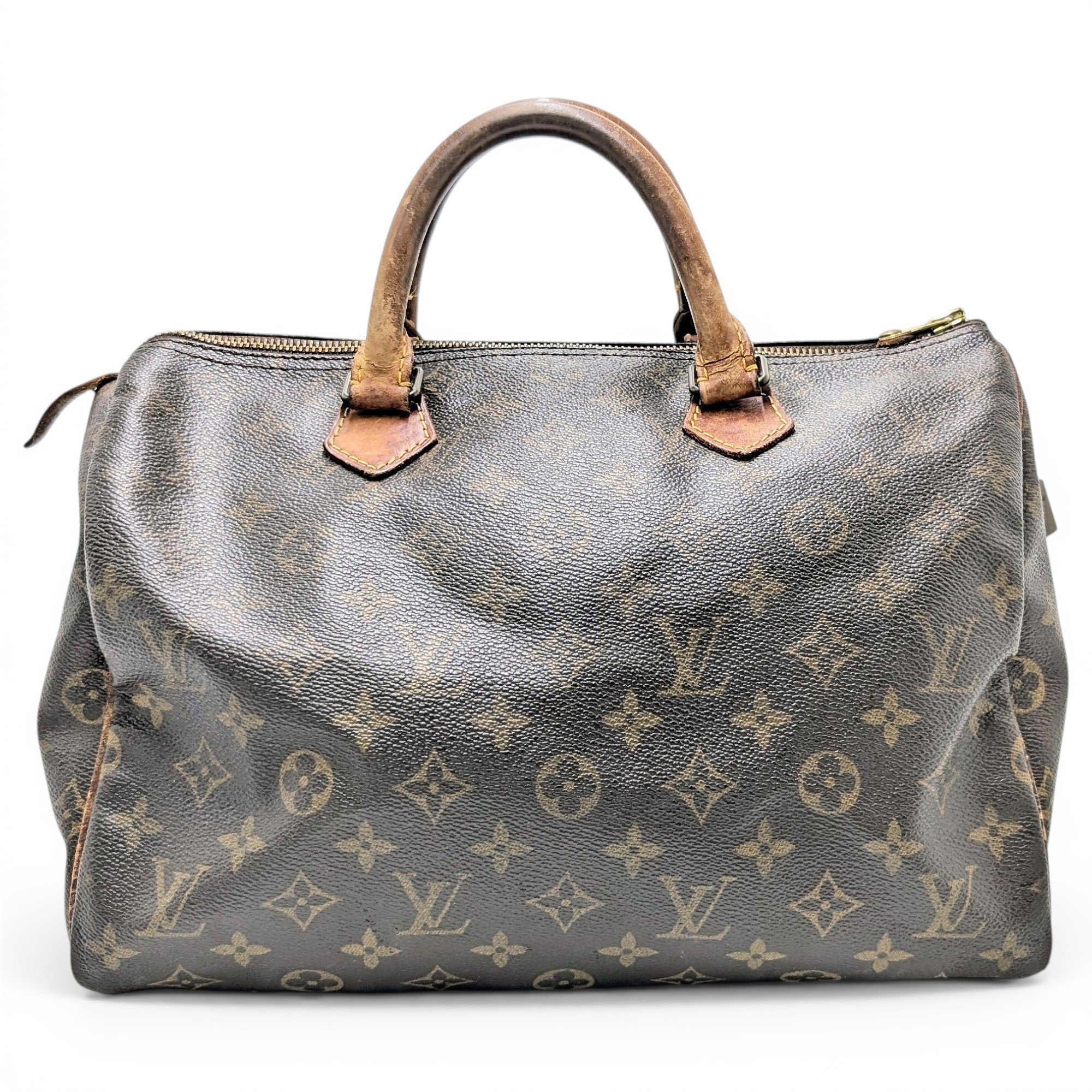 Speedy leather handbag
