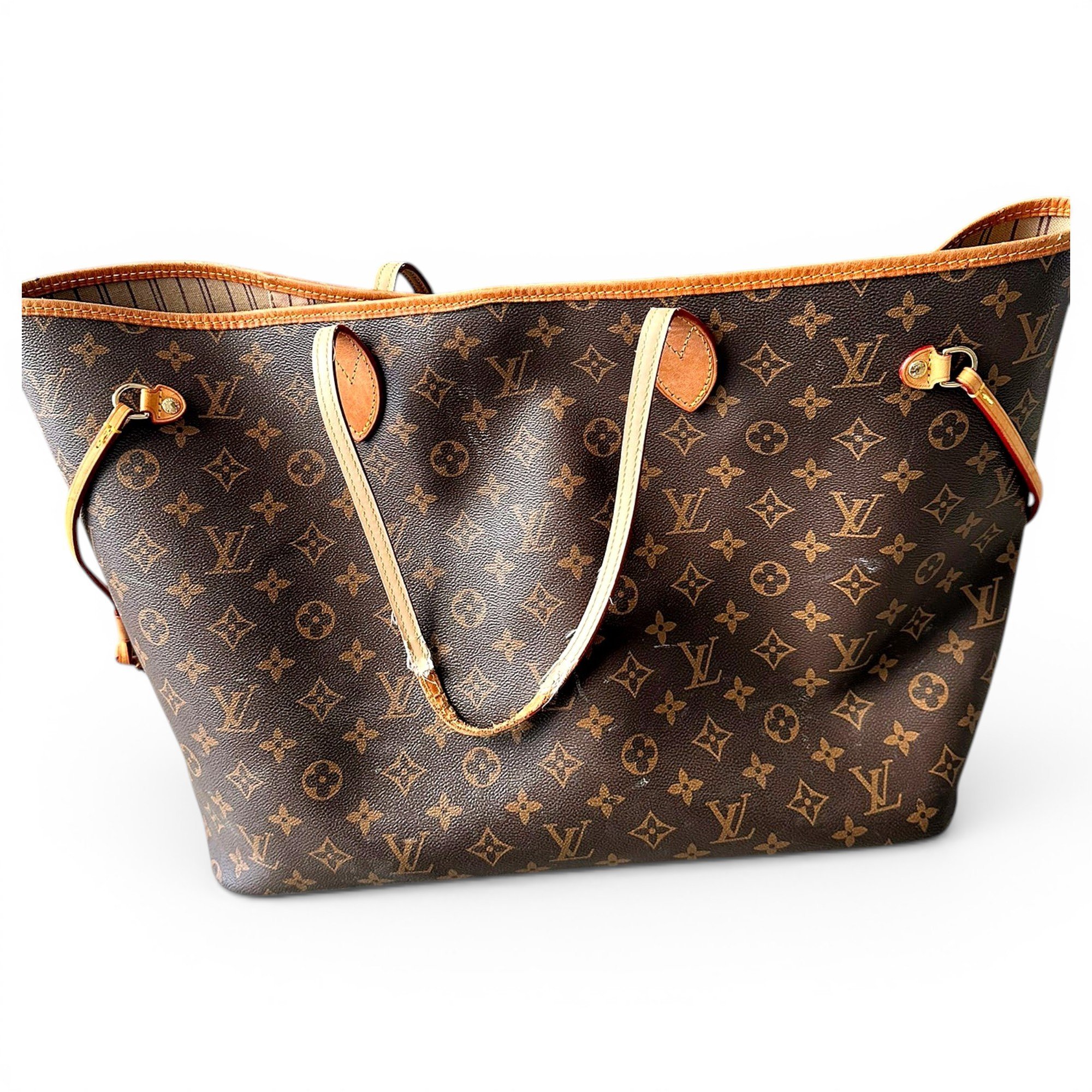 Neverfull leather tote